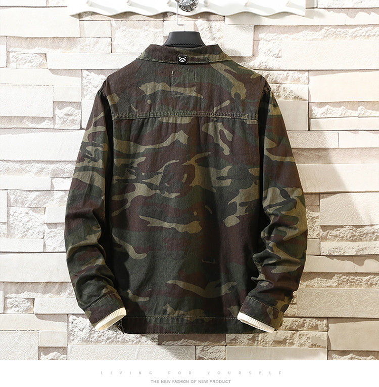 Urban Recon Camouflage Denim Jacket