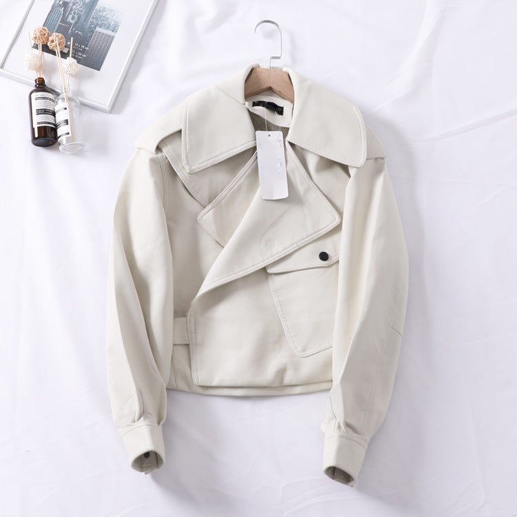 Urban Drop-Cut Moto Jacket