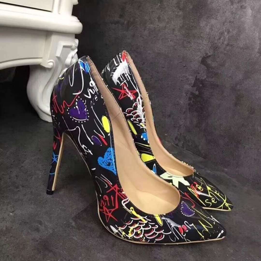 Graffiti Muse Stiletto (Multi Colors)