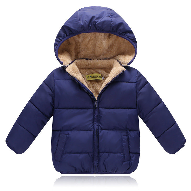 Cozy Cotton Fleece Baby Hooded Coat – Warmth and Comfort for Little Ones