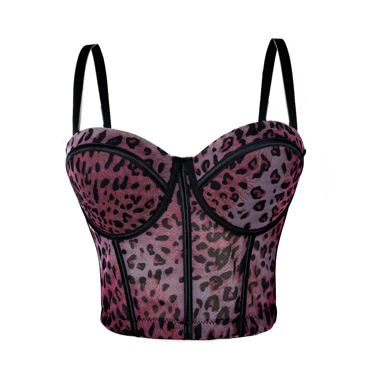 Fierce Leopard Fishbone Corset