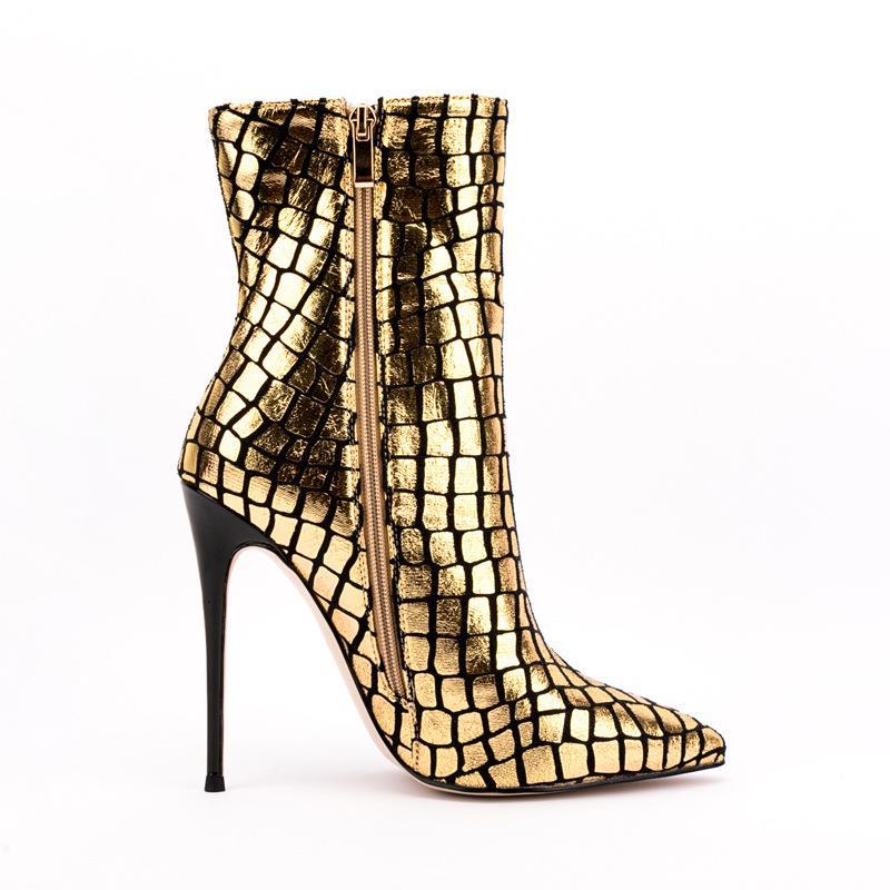 Golden Brick Road Ankle Boots