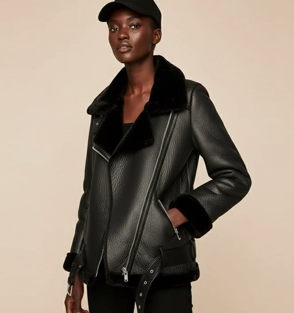 Torque Belted Moto Jacket