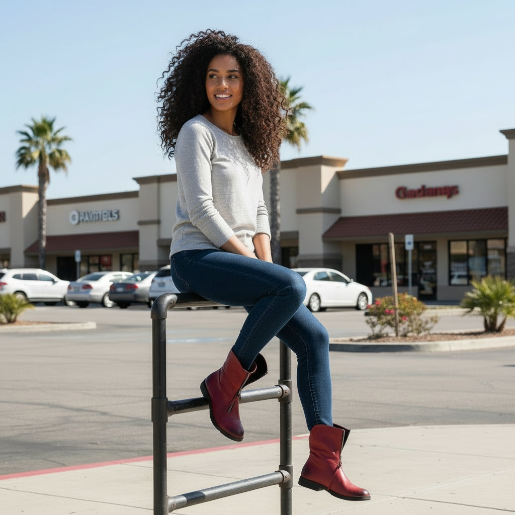 Red Riot Street Boots