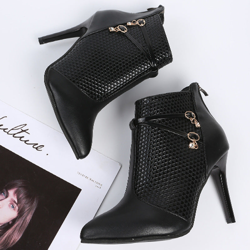Serpent Charm Ankle Boots 🐍✨