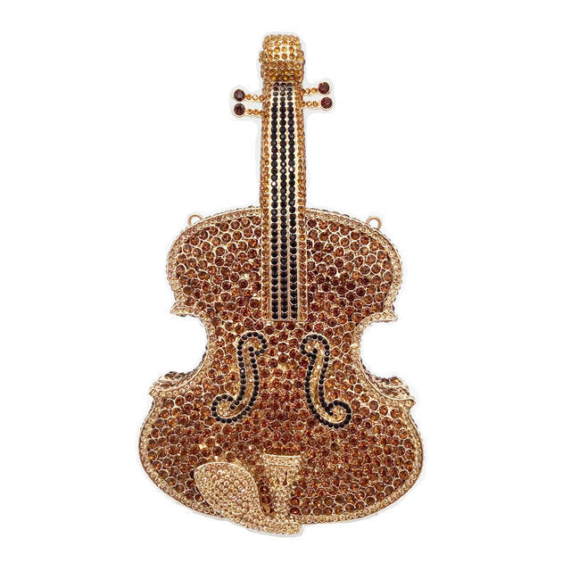 🎻 “Symphony Luxe Violin Clutch
