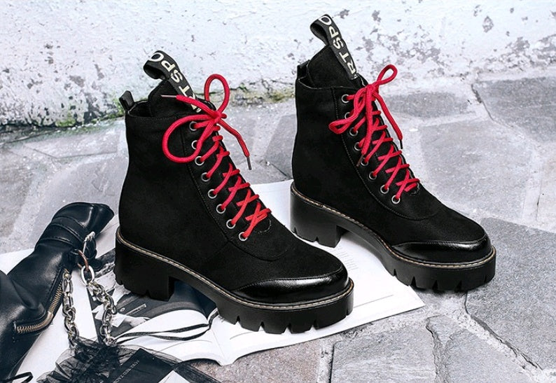 Rebel Edge Rivet Martin Boots