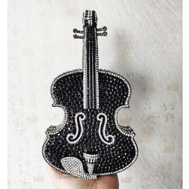 🎻 “Symphony Luxe Violin Clutch
