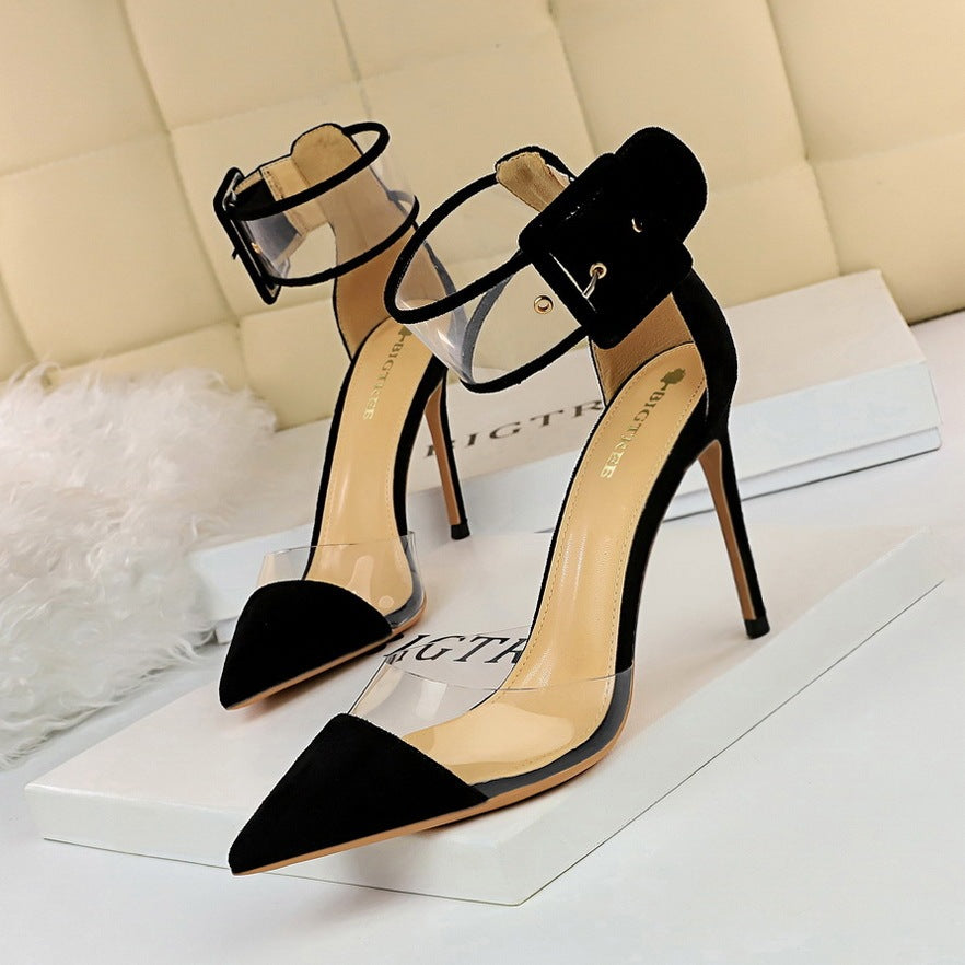 Crystal Clear Luxe High Heels