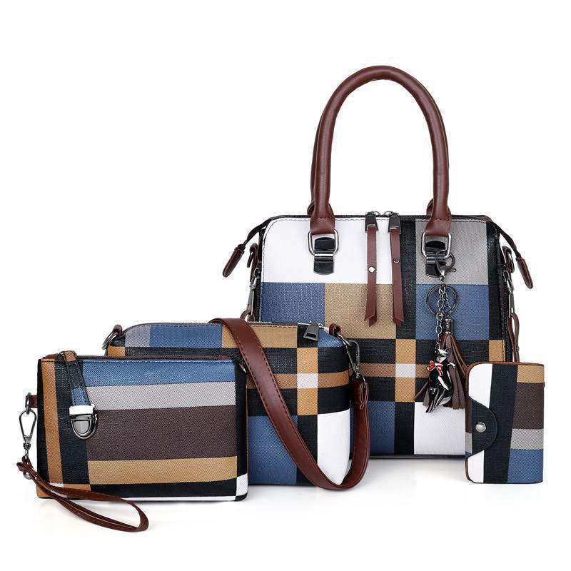 Urban Plaid Designer Tote