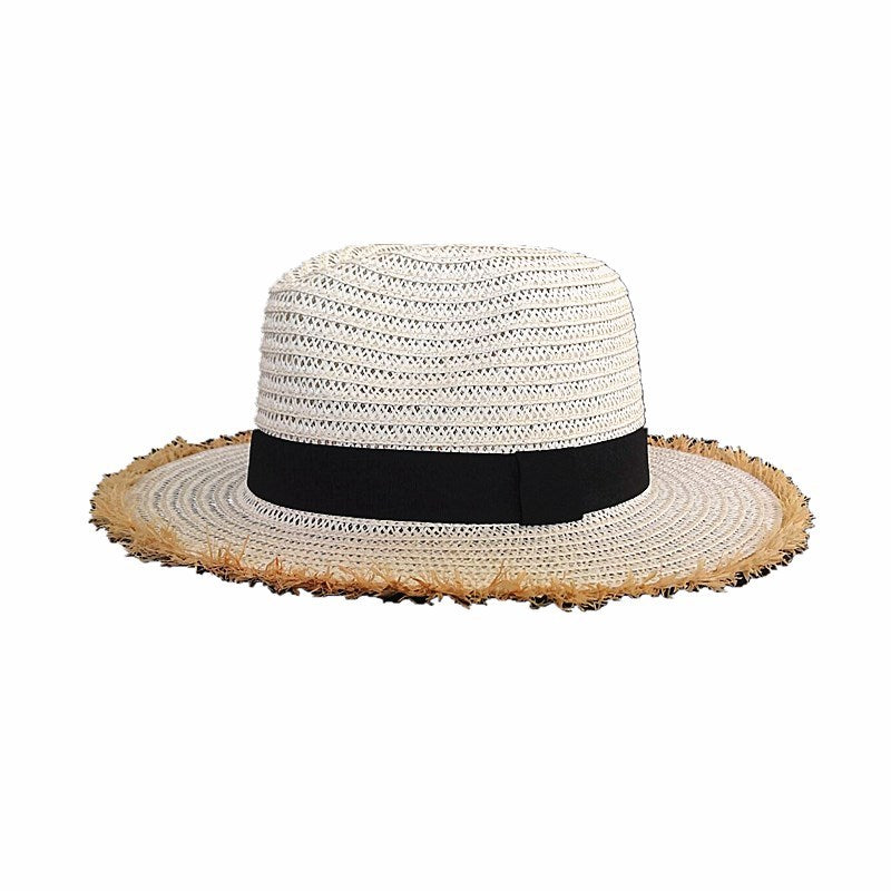 Sunset Raffia Wide Brim Hat