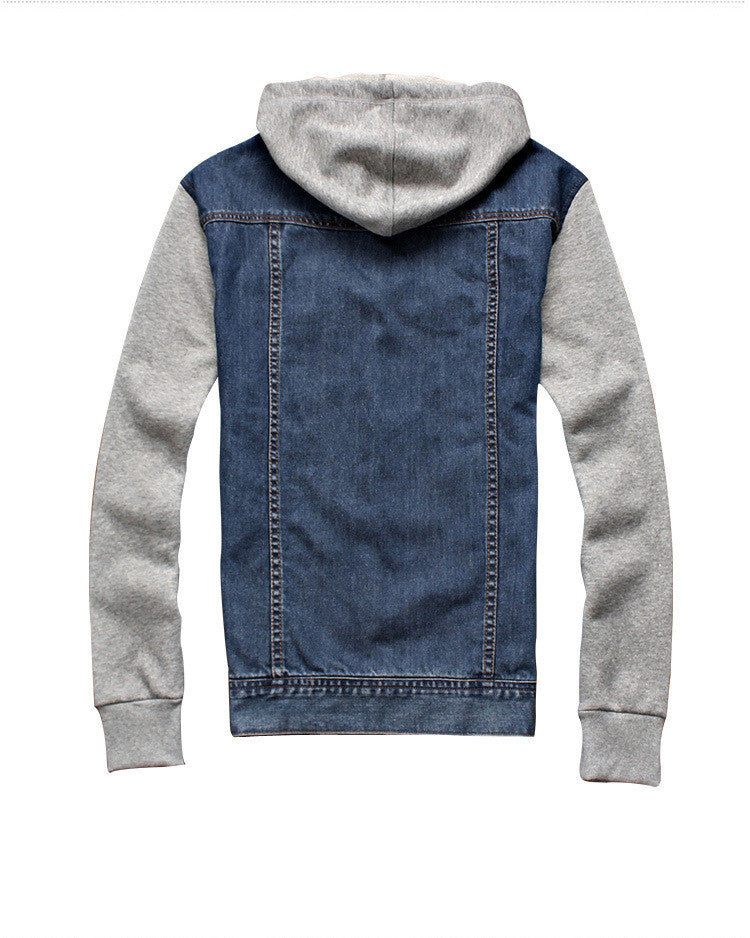 Hybrid Edge Denim Hoodie