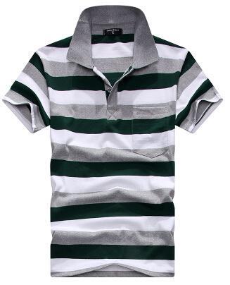 Stripes & Style Polo