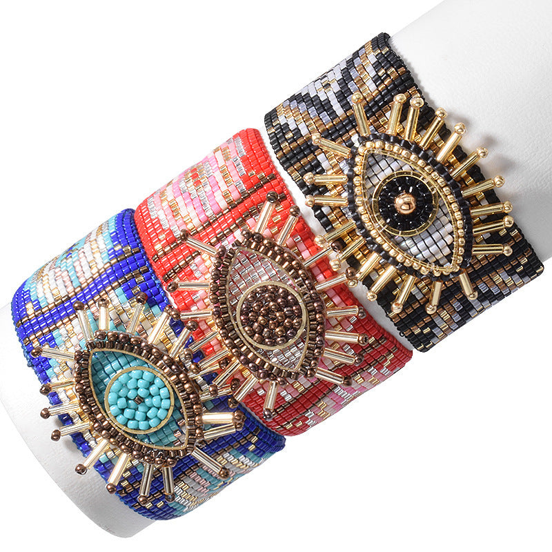 “Harmony” Rice Bead Woven Bracelets