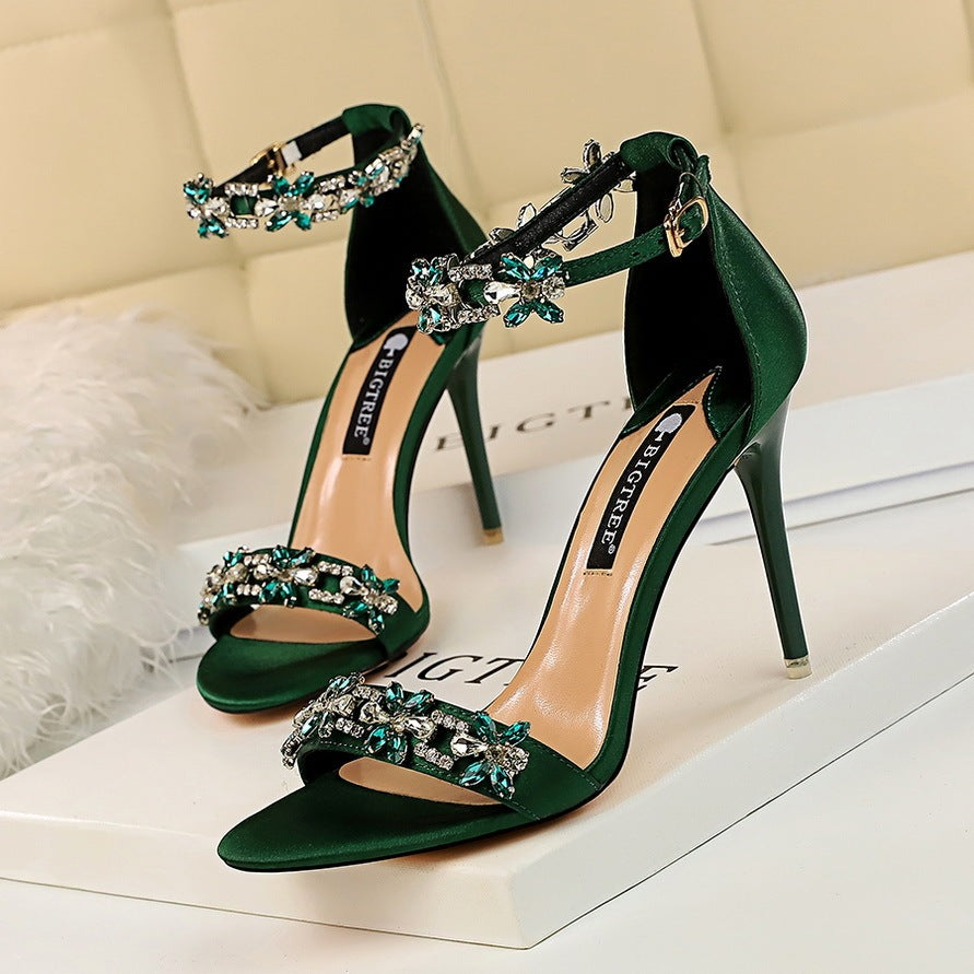 Glamour Jewel Stiletto Heels