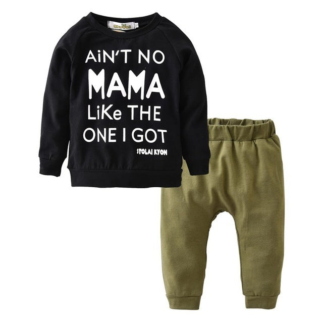 Mini Boss Long Sleeve Outfit Set