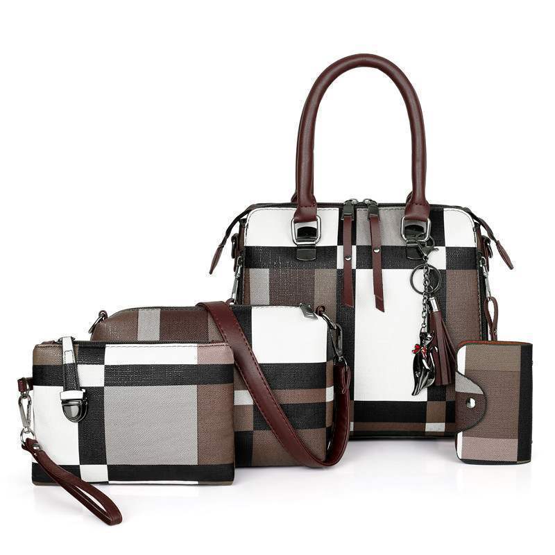 Urban Plaid Designer Tote