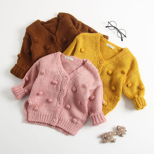 Cozy Knit Baby Cardigan Jacket