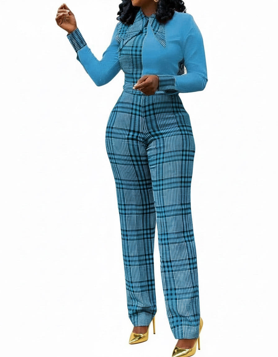 Checkmate Chic Jumpsuit