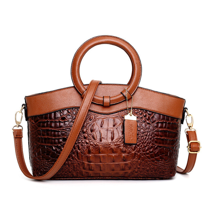 Crimson Elite Textured Handbag
