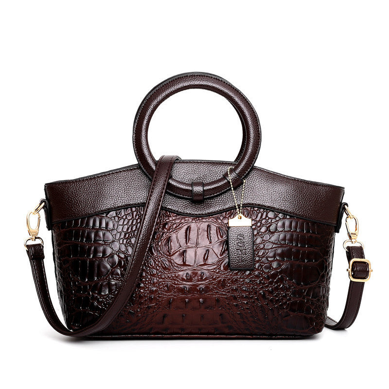 Crimson Elite Textured Handbag