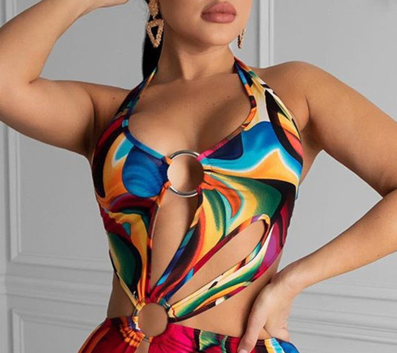 “Bare All Halter Dress