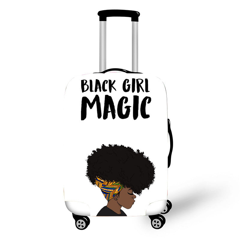 Brown Skin Girl Luggage Tote