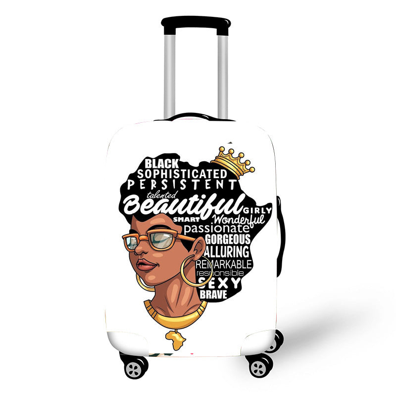 Brown Skin Girl Luggage Tote