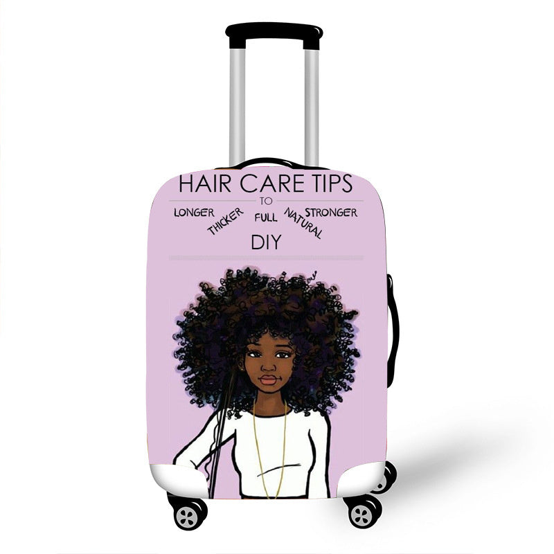 Brown Skin Girl Luggage Tote