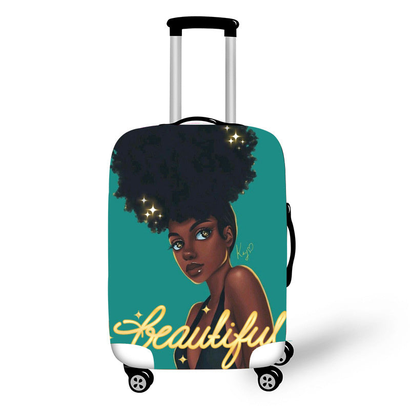 Brown Skin Girl Luggage Tote