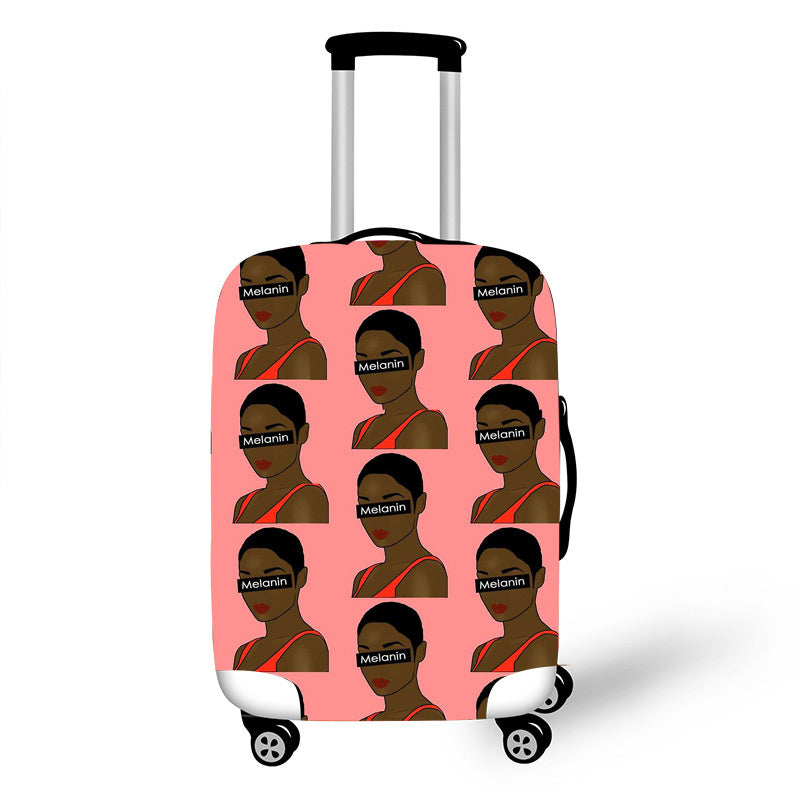 Brown Skin Girl Luggage Tote