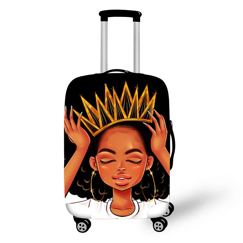 Brown Skin Girl Luggage Tote