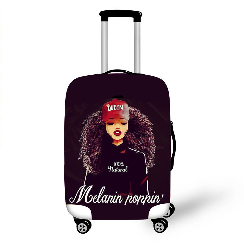 Brown Skin Girl Luggage Tote