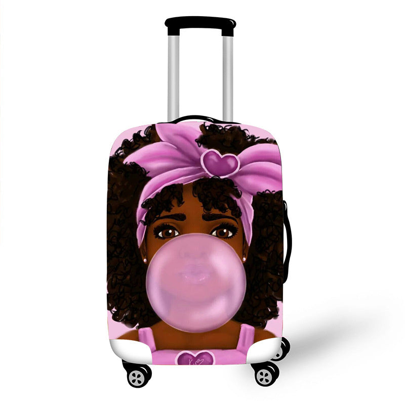 Brown Skin Girl Luggage Tote