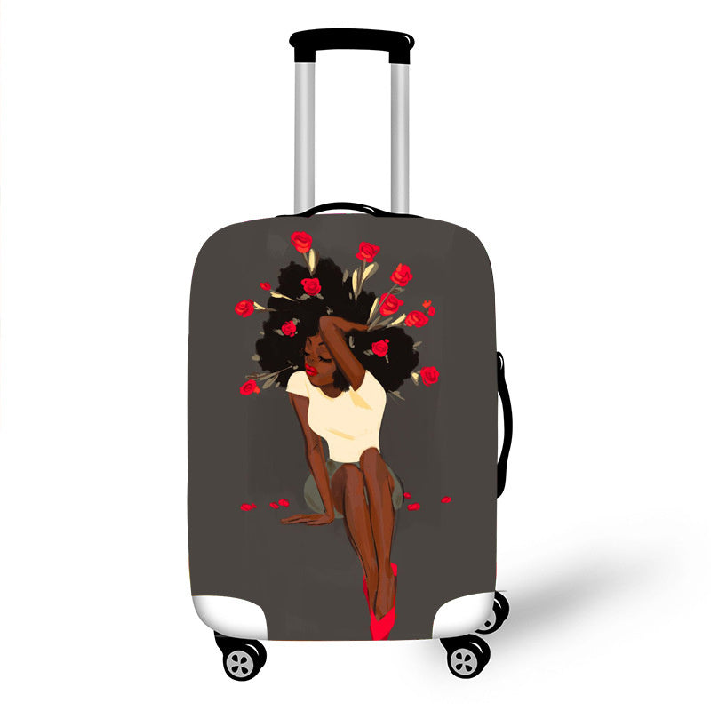 Brown Skin Girl Luggage Tote