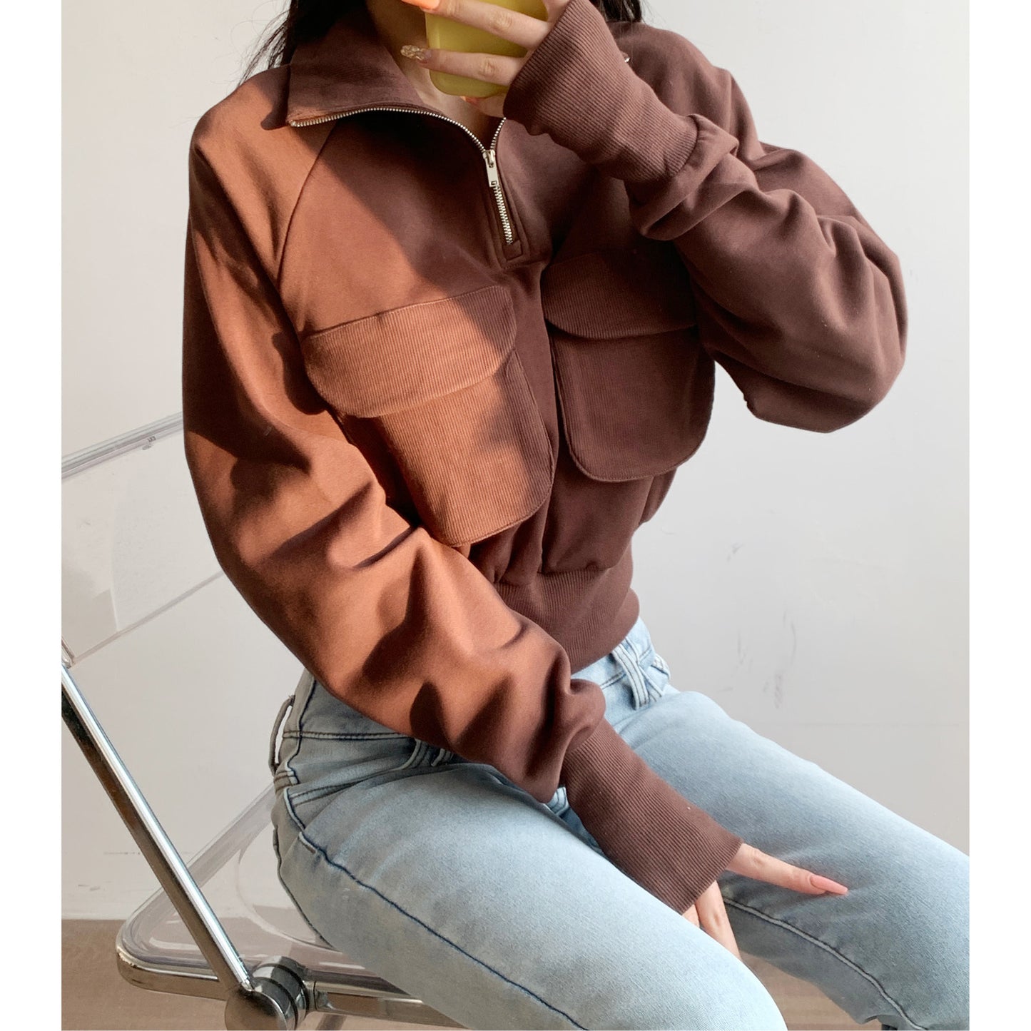 "Effortless Energy Zip Pullover"