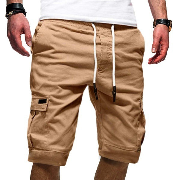 Men's Casual Jogger Cargo Shorts