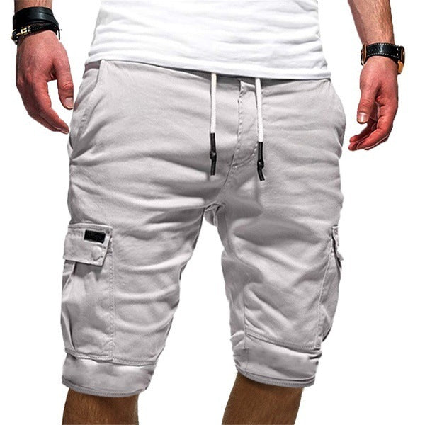 Men's Casual Jogger Cargo Shorts