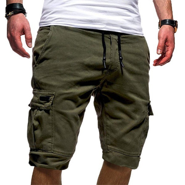 Men's Casual Jogger Cargo Shorts