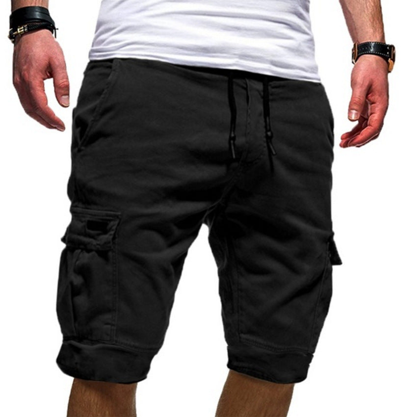 Men's Casual Jogger Cargo Shorts