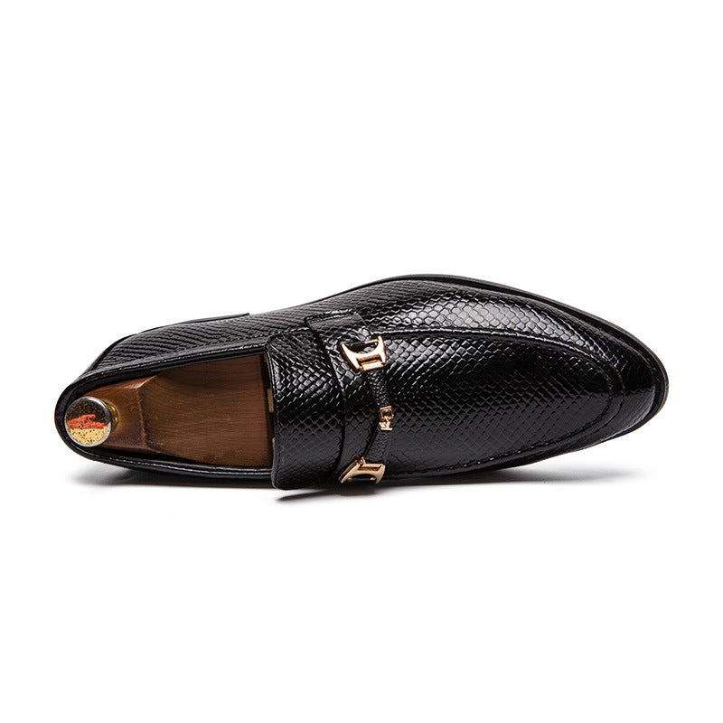 Snakeskin Style Loafers