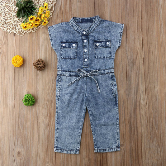 Cool & Casual Denim Jumpsuit – Summer Edition