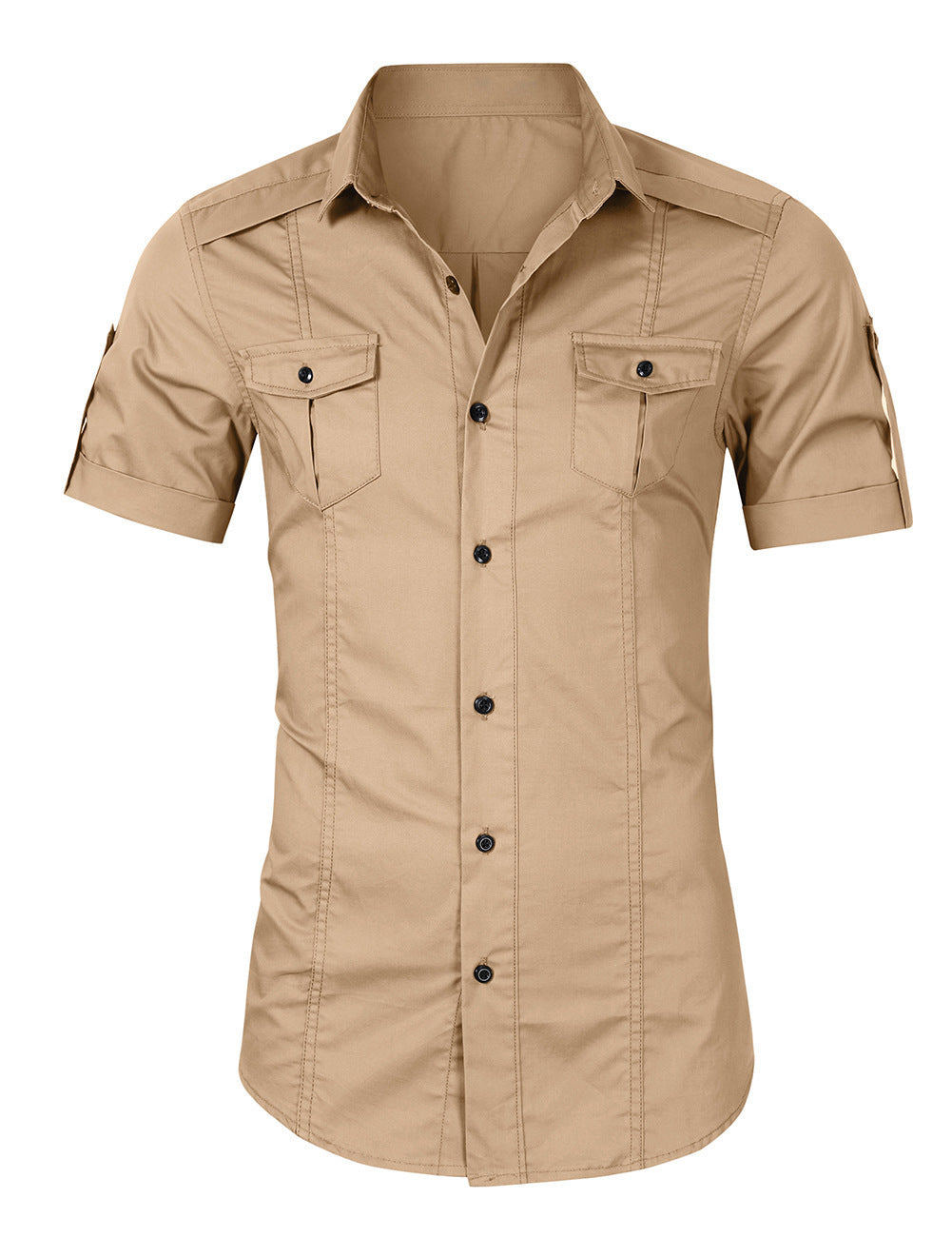 Euro-American Workwear Shirt for Men