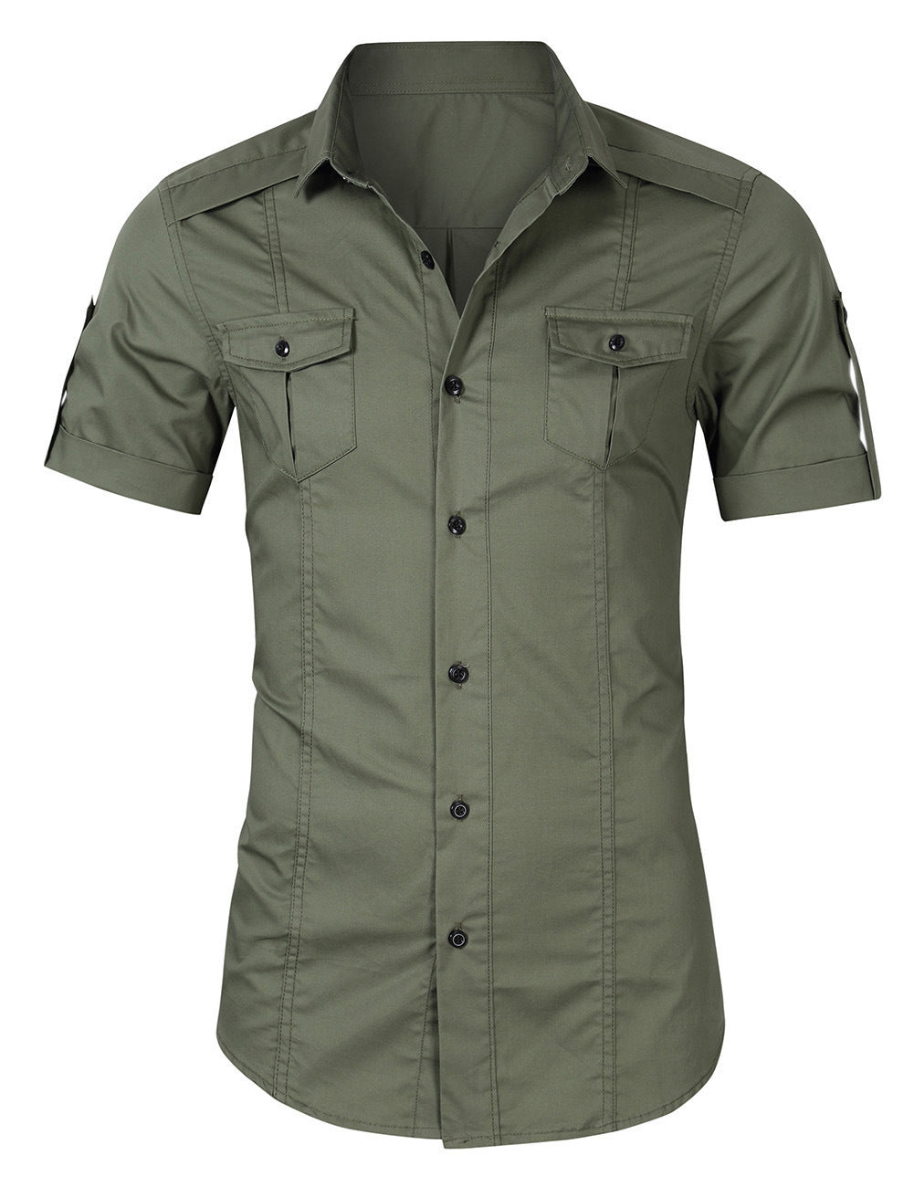 Euro-American Workwear Shirt for Men