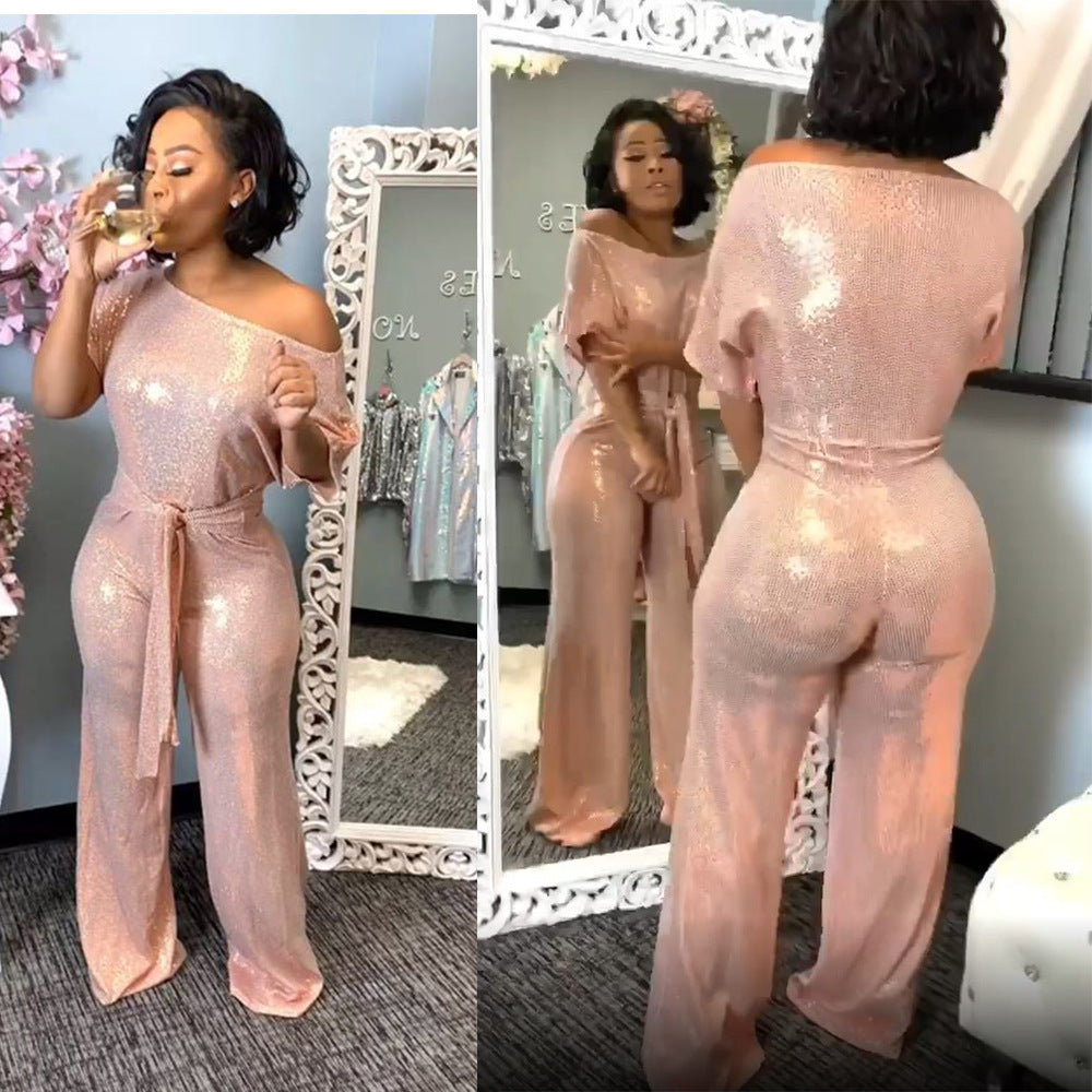 Prism Shine Sequin Jumpsuit
