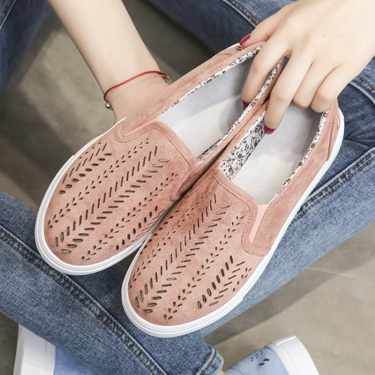 Breezy Openwork Canvas Shoes