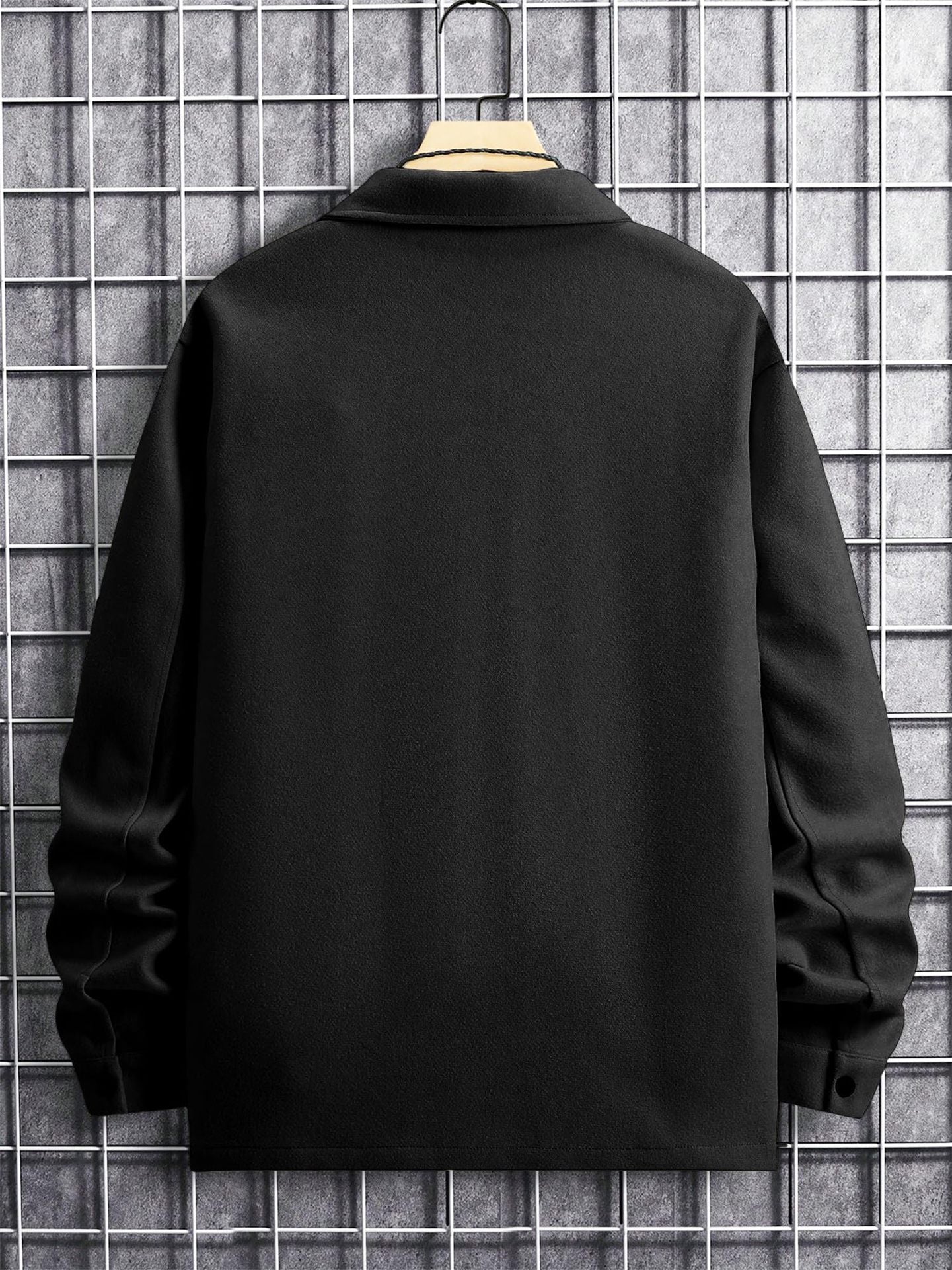 Brushed Casual Men's Shirt – European & American Style