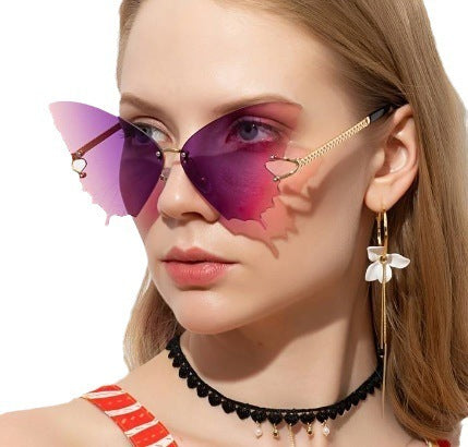 “Butterfly Breeze” Gradient Street Sun Glasses