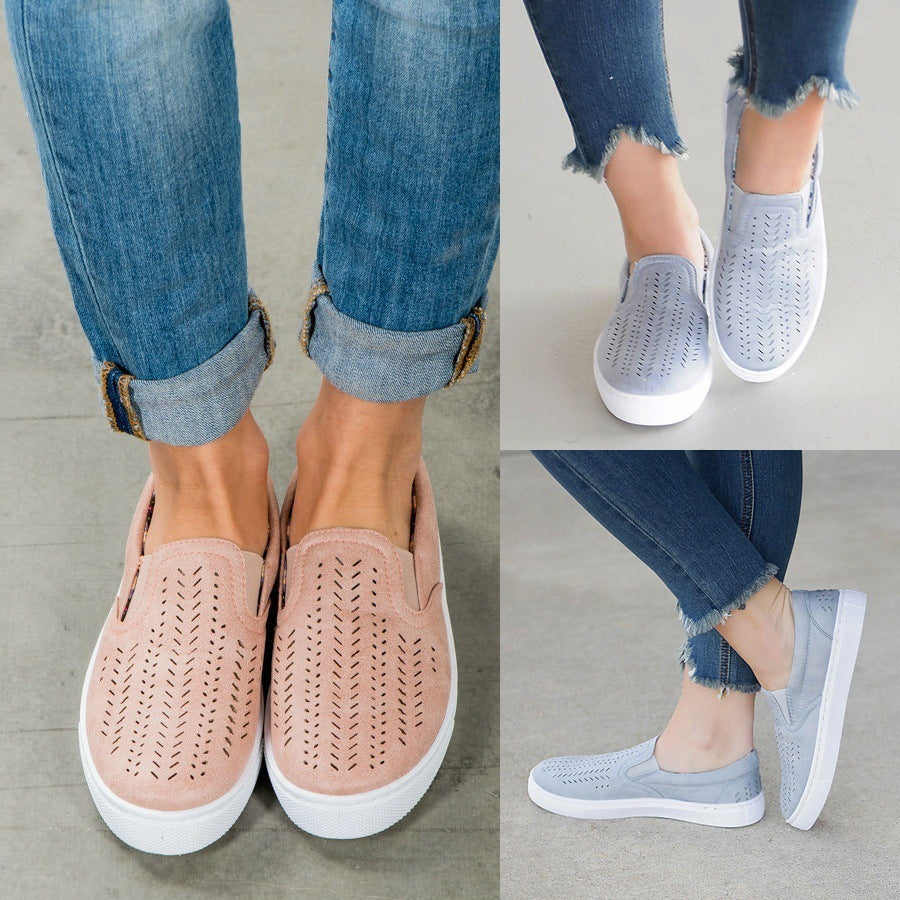 Breezy Openwork Canvas Shoes