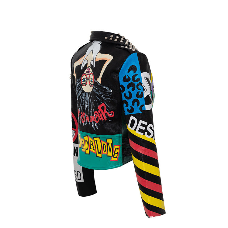 👉 Graphic Mayhem Moto Jacket